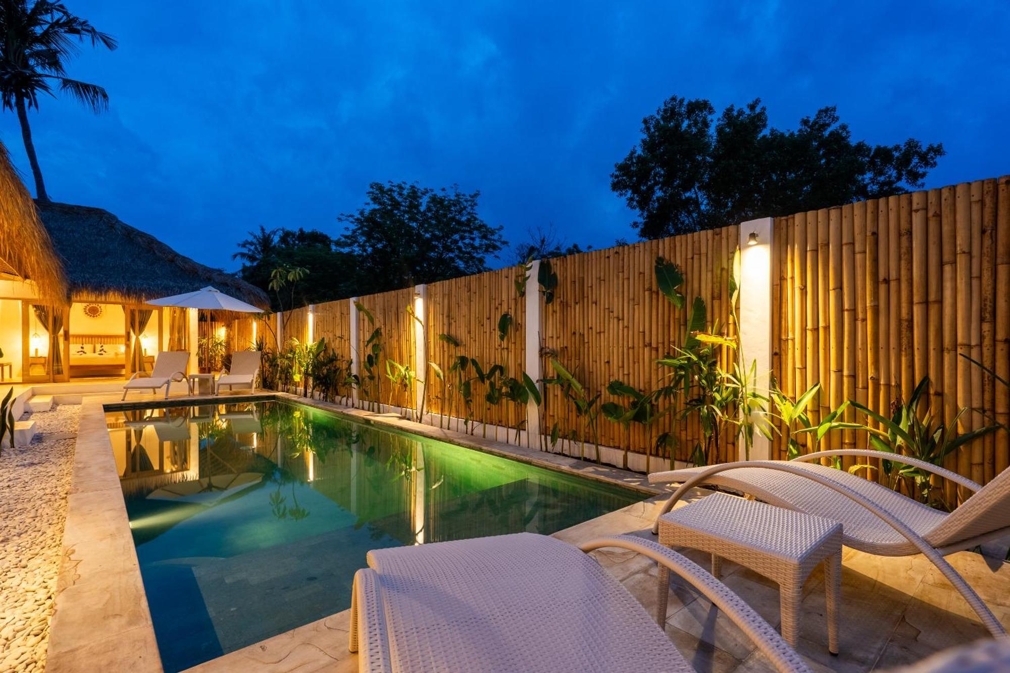 Villa Kelapa Kucing Gili Air Kültér fotó